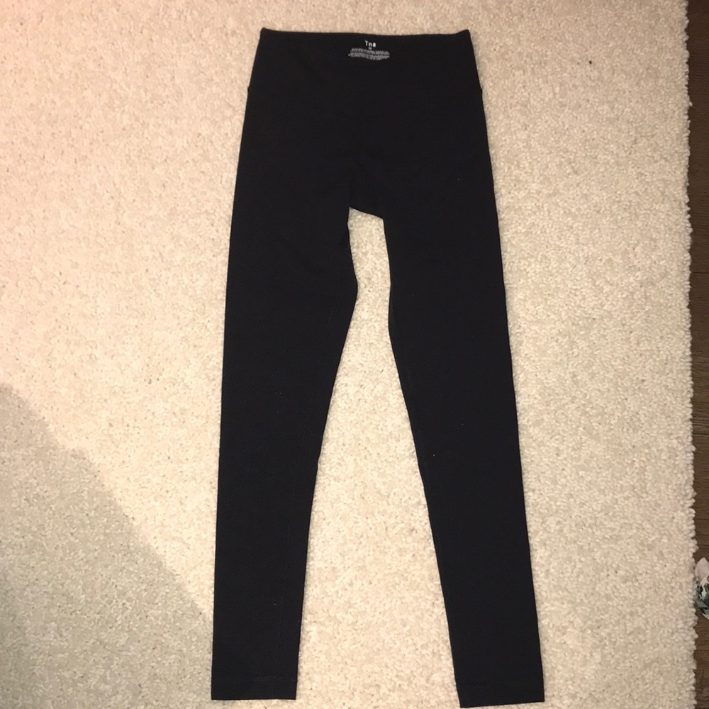 Black TNA leggings from aritzia